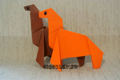 Лошадки оригами схема