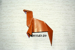 Оригами лошадь из бумаги