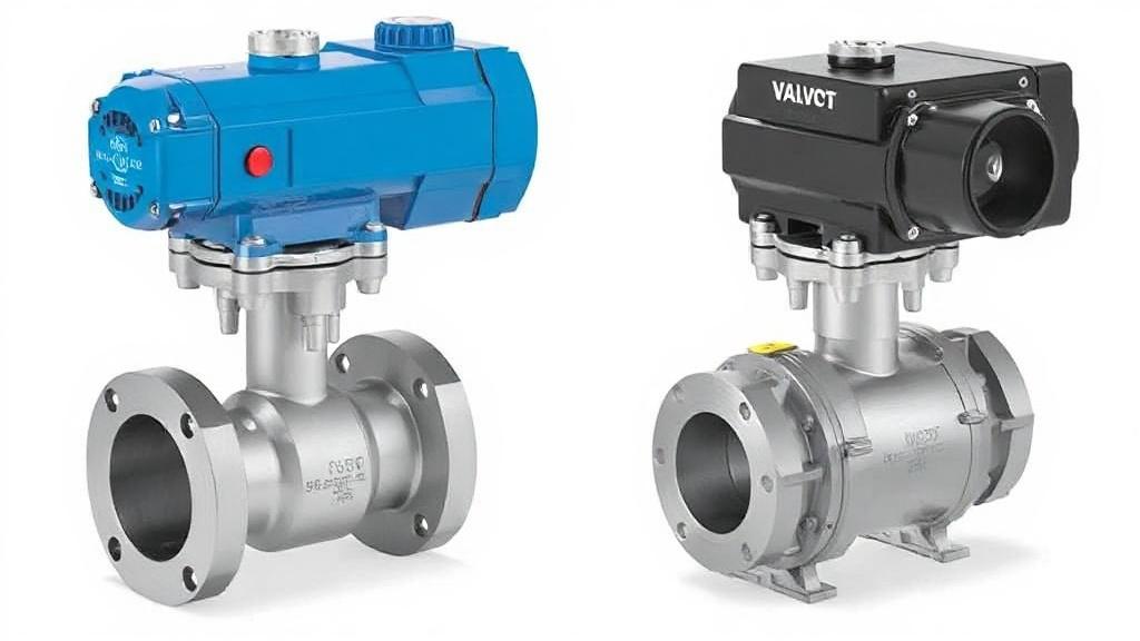 Ball valves with electric and pneumatic actuators: features of pipeline automation.фото